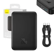 Kép 1/12 - Baseus Magnetic Mini Powerbank, 10000mAh, 20W (fekete)