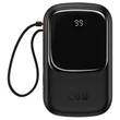Kép 1/6 - Baseus Qpow PRO Powerbank kábellel, 20000mAh, 20W (fekete)