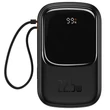 Kép 1/6 - Baseus Qpow PRO Powerbank kábellel, 20000mAh, 22.5W (fekete)