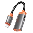 Kép 1/3 - Lightning Adapter for 2x Lightning Oryx CA-0490 (Black)