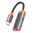 Kép 1/3 - USB-C to Mini jack 3.5m + USB-C adapter Mcdodo CA-0500, PD 60W (black)