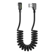 Kép 1/4 - USB to Lightning cable, Mcdodo CA-7300, angled, 1.8m (black)