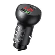 Kép 1/3 - Mcdodo CC-7030 Car Charger, USB + USB-C, with Display, 45W (Black)