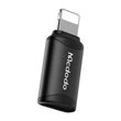 Kép 1/4 - USB-C to Lightning adapter, Mcdodo OT-7680 (black)