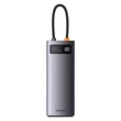 Kép 1/9 - Baseus StarJoy 6 az 1-ben Hub, USB-C - 3x USB 3.0 + HDMI + USB-C PD + RJ45