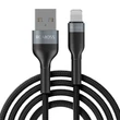 Kép 1/4 - USB cable for Lightning Romoss CB12B 2.4A 1m (black)