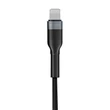 Kép 4/4 - USB cable for Lightning Romoss CB12B 2.4A 1m (black)