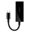 Kép 1/3 - External Gigabit Ethernet adapter USB-C male UGREEN (black)