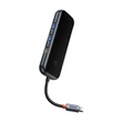Kép 5/9 - Baseus 8 az 1-ben Hub USB-C - HDMI + 2xUSB + PD + SD/TF + RJ45 (sötétszürke)