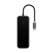 Kép 1/10 - Baseus 4 az 1-ben HUB adapter USB-C - 4xUSB 3.0 (sötétszürke)