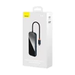 Kép 9/10 - Baseus 4 az 1-ben HUB adapter USB-C - 4xUSB 3.0 (sötétszürke)
