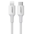 Kép 1/2 - Cable Lightning to USB-C UGREEN 3A US171, 2m (white)