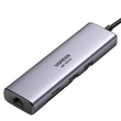 Kép 1/2 - Adapter Hub UGREEN, USB-C to 2x USB 3.0, HDMI, RJ45, SD/TF