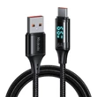Kép 1/2 - Cable USB to USB-C Mcdodo CA-1080 with display , 66W, 6A, 1.2m (black)