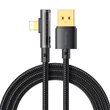 Kép 1/4 - USB to lightning prism 90 degree cable Mcdodo CA-3511, 1.8m (black)