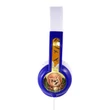 Kép 3/4 - Wired headphones for kids Buddyphones DiscoverFun (Blue)