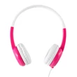 Kép 2/4 - Wired headphones for kids Buddyphones DiscoverFun (Pink)