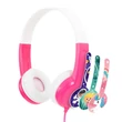 Kép 1/5 - Wired headphones for kids Buddyphones Discover (Pink)