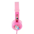 Kép 2/3 - Wired headphones for kids Buddyphones Travel (Pink)