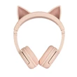 Kép 2/4 - Wireless headphones for kids Buddyphones Play Ears Plus cat (Pink)