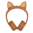 Kép 2/4 - Wireless headphones for kids Buddyphones Play Ears Plus fox (Brown)