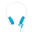 Kép 2/3 - Wired headphones for kids BuddyPhones School+ (blue)