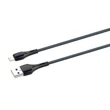 Kép 1/2 - LDNIO LS521, 1m  USB - Lightning Cable (Grey-Blue)
