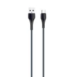 Kép 2/2 - LDNIO LS522  USB - USB-C 2m Cable (Grey-Blue)