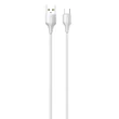 Kép 1/2 - USB to USB-C cable LDNIO LS540, 2.4A, 0.2m (white)