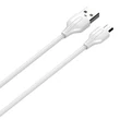 Kép 1/2 - USB to Micro USB cable LDNIO LS543, 2.1A, 3m (white)