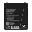 Kép 3/4 - Rechargeable battery AGM 12V 5Ah Maintenancefree for UPS ALARM