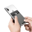 Kép 1/15 - Baseus self-adhesive card case for phone documents dark gray (ACKD-A0G)