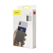 Kép 7/15 - Baseus self-adhesive card case for phone documents dark gray (ACKD-A0G)