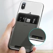 Kép 13/15 - Baseus self-adhesive card case for phone documents dark gray (ACKD-A0G)