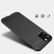 Kép 4/9 - Carbon Case flexible cover for iPhone 11 Pro Max black