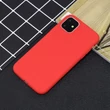 Kép 5/6 - Silicone Case Soft Flexible Rubber Cover for iPhone 11 Pro red