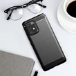 Kép 3/12 - Carbon Case Flexible Cover TPU Case for Samsung Galaxy S10 Lite black