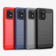 Kép 4/12 - Carbon Case Flexible Cover TPU Case for Samsung Galaxy S10 Lite black