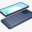 Kép 7/12 - Carbon Case Flexible Cover TPU Case for Samsung Galaxy S10 Lite black