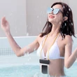 Kép 19/21 - Baseus universal waterproof cover phone case (max 7.2``) for swimming pool by the water IPX8 black (ACFSD-DG1)
