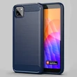 Kép 4/14 - Carbon Case Flexible Cover TPU Case for Huawei Y5p black