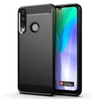Kép 1/15 - Carbon Case Flexible Cover TPU Case for Huawei Y6p black