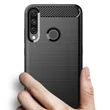 Kép 9/15 - Carbon Case Flexible Cover TPU Case for Huawei Y6p black