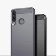 Kép 11/15 - Carbon Case Flexible Cover TPU Case for Huawei Y6p black