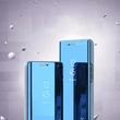 Kép 3/8 - Clear View Case cover for Huawei Y5p blue