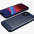 Kép 6/12 - Carbon Case Flexible Cover TPU Case for iPhone 12 Pro Max black
