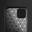 Kép 8/12 - Carbon Case Flexible Cover TPU Case for iPhone 12 Pro Max black