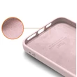 Kép 7/7 - Silicone Case Soft Flexible Rubber Cover for iPhone 12 Pro Max pink