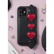 Kép 4/16 - Kingxbar Sweet Series case decorated with original Swarovski crystals iPhone 12 Pro Max black