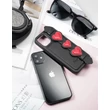 Kép 6/16 - Kingxbar Sweet Series case decorated with original Swarovski crystals iPhone 12 Pro Max black
